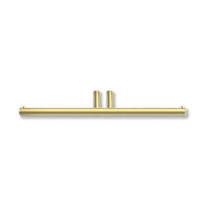 Decor Walther Mikado 0520311 MK TPH2 dubbele toiletrolhouder mat messing