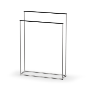 Decor Walther Mikado Tec 0523078 MK TEC HT handdoekstandaard rvs geborsteld/mat zwart