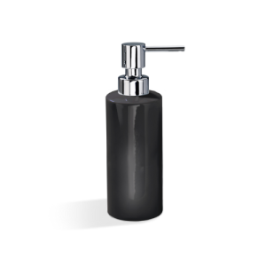 Decor Walther Porcelain 0864000 DW 480 zeepdispenser staand porselein zwart/ chroom