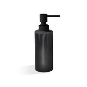 Decor Walther Porcelain 0864060 DW 480 zeepdispenser staand porselein zwart/ mat zwart