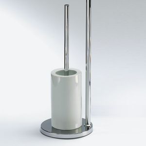 Decor Walther 0838400 DW 6700 toiletborstelhouder/ toiletrolhouder standaard chroom