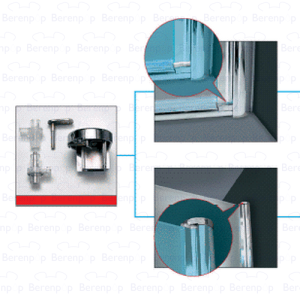 Inda Only You 800 RBPL024AN scharnierdelenset voor draaideur rechts *niet meer leverbaar*