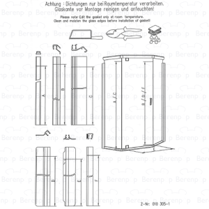 Koralle VarioPlus S8L41909 ( L41909 ) ( 2537268 ) compleet strippenset voor vijfhoek