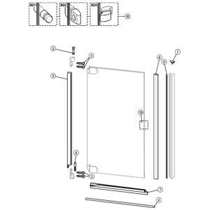 Huppe 2003, 059062 inschuif magneetstrip