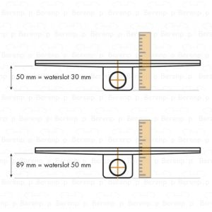 Easy Drain onderdelen Multi - Fixt SERWS-50 waterslot 50mm