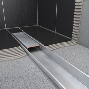 Easy Drain Compact 30 EDCOM110030 douchegoot 110cm zijuitloop
