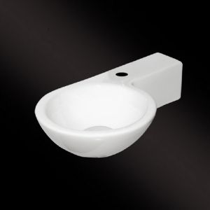 San4U 2506035 One Pack Step (rechts) fonteinset wit keramiek/ chroom