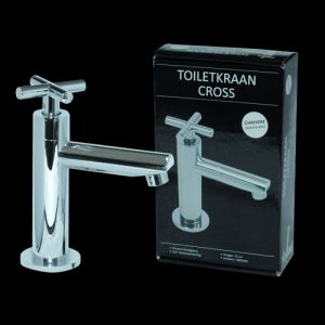 San4U 2504035 One Pack Moon fonteinset wit keramiek/ chroom