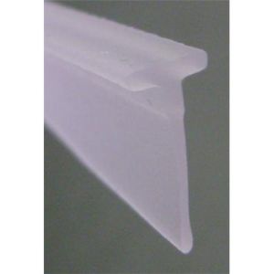 HSK E85067105 inschuifrubber voor doucheprofiel 100cm lengte - 10,5mm hoog *niet meer leverbaar*