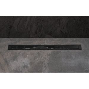 Easy Drain Compact 50 TAF Black EDM1TAFZM60050B douchegoot 60cm zijuitloop