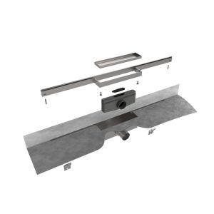 Easy Drain M-line MLINE80030 douchegoot 80cm zijuitloop