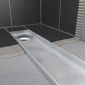 Easy Drain Multi Inbouwdeel EDMIOS900 douchegoot 90cm zijuitloop excentrisch (zonder rooster)