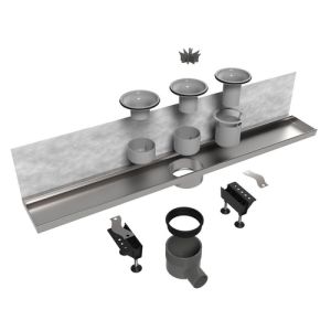 Easy Drain Multi Inbouwdeel EDMWI1000 douchegoot 100cm zijuitloop Wall (zonder rooster)