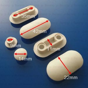 Geberit 598111000 buffers rond en ovaal