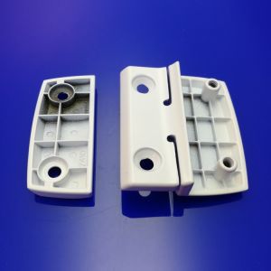 Koralle VarioPlus 2537363 ( L43359 ) linker glasbevestiging t.b.v. rails wit