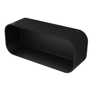 Geesa Frame 918901-06 douchemand / planchet 25 cm zwart