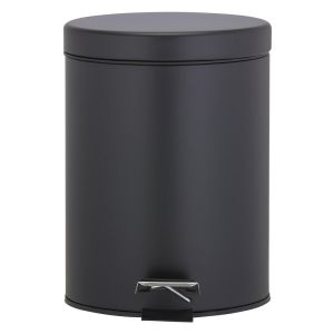 Geesa Hotel 91635-06 pedaalemmer 5 liter vrijstaand zwart