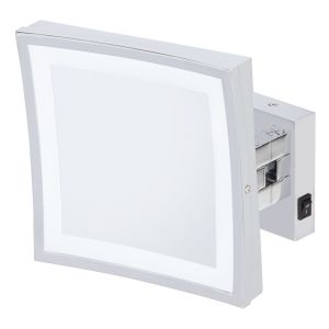Geesa Mirror 911099 scheerspiegel 2-armig 5x vergrotend chroom