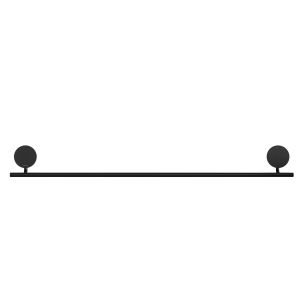 Geesa Opal Black 917207-06-60 handdoekrek 60 cm zwart