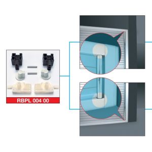 Inda Trendy 4000 RBPL00400 scharnierdelenset voor draaideur