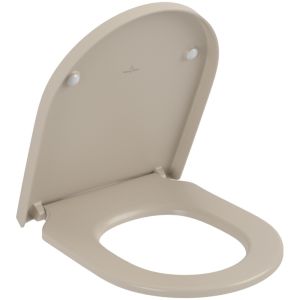 Villeroy en Boch Subway 3.0 8M42S1AM toiletzitting met deksel almond