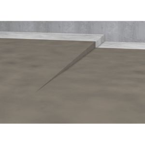 Blanke Aqua Keil 7542840080L afschotprofiel douchevloer 980x8x24 links RVS verchroomd