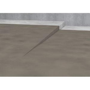 Blanke Aqua Keil 755280B080L afschotprofiel douchevloer 1480x8x32 links RVS geborsteld