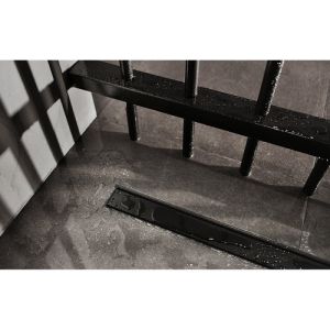 Easy Drain Compact 50 TAF Black EDM1TAFZM80050B douchegoot 80cm zijuitloop