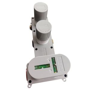 Brauer Carving 5-GM-109 thermostatische inbouw regendouche SET 13 gunmetal geborsteld PVD