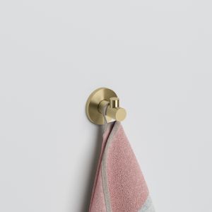 Clou Kaldur CL/09.05063.82 enkele haak goud geborsteld PVD