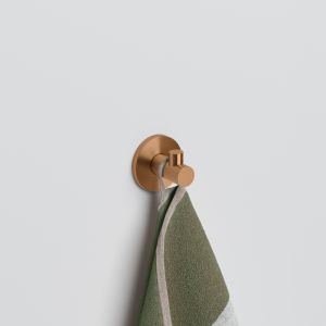 Clou Kaldur CL/09.05063.83 enkele haak brons geborsteld PVD