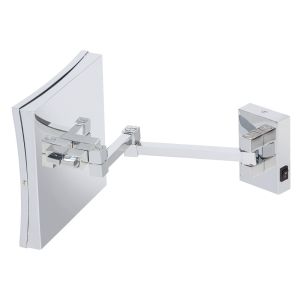 Geesa Mirror 911099 scheerspiegel 2-armig 5x vergrotend chroom