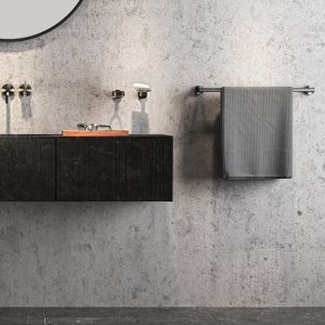 Geesa Nemox Brushed Metal Black 916502-09 glashouder zwart metaal geborsteld