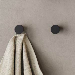 Geesa Opal Black 917245-06 handdoekhaak groot zwart