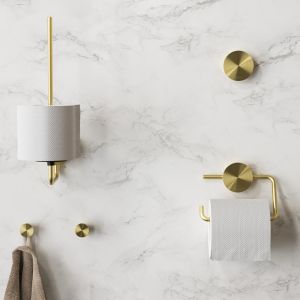 Geesa Opal Brushed Gold 917212-07 reserverolhouder goud geborsteld