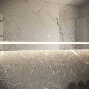 Phantom Mirrors Serie 001 001.100.70 rechthoekige LED spiegel, 100x70 cm met directe en indirecte led rondom