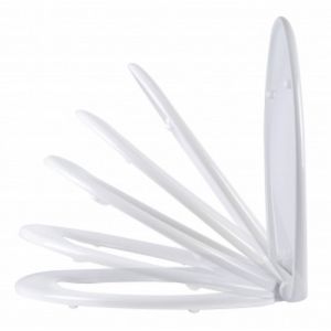 San4U Demper One-Touch 2503600 toiletzitting met deksel wit (OUTLET)