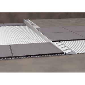 Blanke Aqua Keil 754280B080R afschotprofiel douchevloer 980x8x24 rechts RVS geborsteld