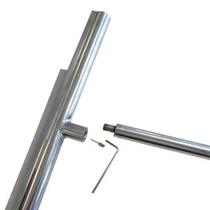 San4U 2509140 luxe design vloerwisser chroom