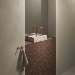 Clou Kaldur CL/09.05063.83 enkele haak brons geborsteld PVD