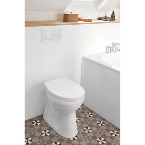 Villeroy en Boch O.Novo 8M43S101 toiletzitting met deksel wit