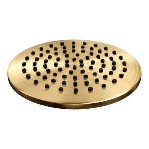 Brauer Carving 5-GG-141 thermostatische inbouw regendouche 3-weg omstelling SET 45 goud geborsteld PVD