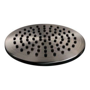 Brauer Carving 5-GM-125 thermostatische inbouw regendouche 3-weg omstelling SET 29 gunmetal geborsteld PVD