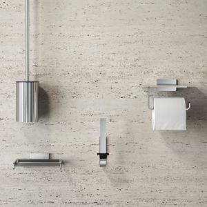 Geesa Craft 911511-02 toiletborstel met houder muurbevestiging chroom