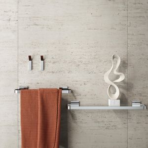 Geesa Craft 911545-02 handdoekhaak groot chroom