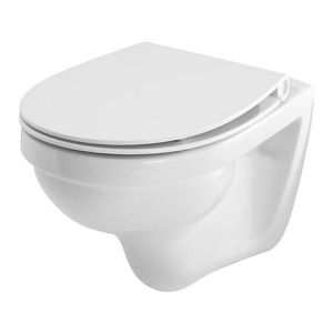 Pressalit Inspira Uni 1074000-D05999 toiletzitting met deksel wit