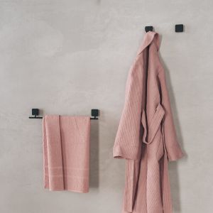 Geesa Topaz Black 917907-06-45-A handdoekrek 45cm zwart