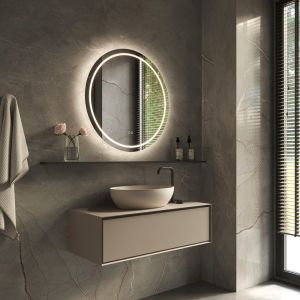 Phantom Mirrors Serie 002 002.60.60 ronde LED spiegel, 60 cm met directe en indirecte led rondom