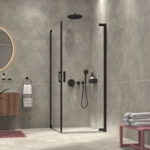 Geesa Frame 918901-06 douchemand / planchet 25 cm zwart