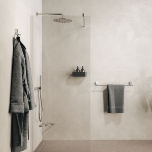 Geesa Frame 918901-06 douchemand / planchet 25 cm zwart